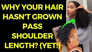 WHY YOUR HAIR HASN'T GROWN PASS SHOULDER LENGTH? (YET)!