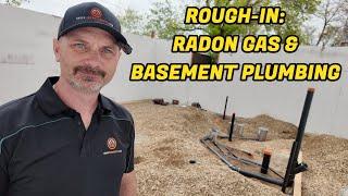 Basement Plumbing & Radon Rough-In [Cabin Project]
