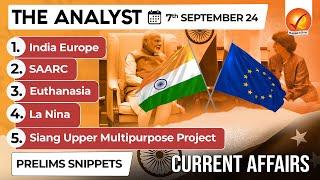 UPSC Current Affairs | 7 SEP 2024 | Newspaper Analysis Today | The Analyst Vajiram And Ravi