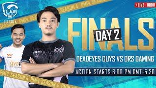 [URDU] 2021 PMPL South Asia Finals Day 2 | S4 | Deadeyes Guys vs DRS Gaming!