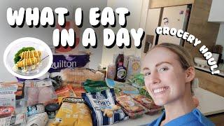 WHAT I EAT IN A DAY | GROCERY HAUL