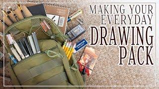 My Plein Air Sketching Go-Pack, What You Need In Your Kit!