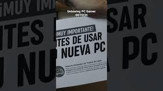 Así recibí mi PC GAMER que compre en DDTECH #shorts #pcgamer #gaming #ddtech #hardware #gamer