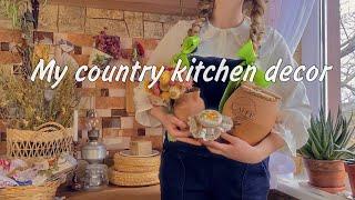 Cozy Kitchen Makeover | How I organized my space in the kitchen | Cottagecore