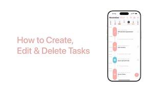 How to Create, Edit & Delete Tasks - Structured App