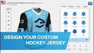 Ice hockey jersey: design your costum hockey sweater with the owayo-3D-Configurator | US