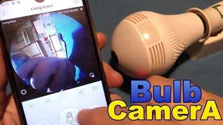 Bulb Wifi Camera Support IcSee App