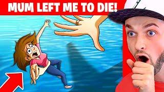 HELP - My Mum left me to *DIE* in the Ocean! (True Story Animation)