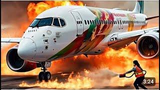 Emirates   Airbus a380 Collide &  crash emergency  etihad  land Over U.A.E Today #fyp #gta5 #shorts