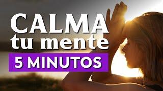 Meditación Guiada 5 MINUTOS para Calmar la Mente | Medita por el mundo