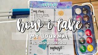 how i take my journal ft.sasha nakisha | Indonesiai