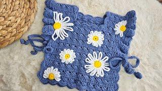 ZARA VEST MODEL MAKING-SUMMER MODEL-beatiful knitting partnern for baby sweater,çiçe SUMMER