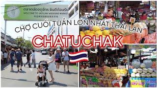 Du lịch Thái Lan #2 Ăn gì mua gì ở chợ cuối tuần Chatuchak Bangkok | Cách mua vé tàu BTS |Bản đồ chợ