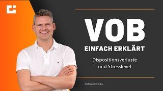 VOB einfach erklärt: Welche Dispositionsverluste du in Projekten erleidest & deshalb gestresst bist