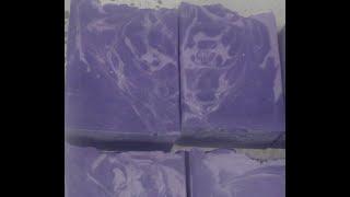 Lavender HOT PROCESS Soap   High Temp Hot Process with VOLCANOS!!!!