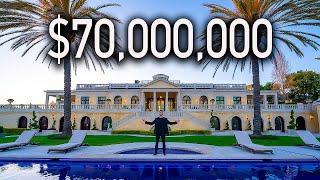 Touring a $70,000,000 California Mega Mansion with a Polo Field, Nightclub, & Ocean Views!