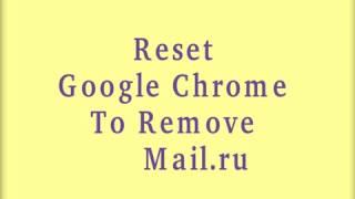 Remove Mail.ru From Chrome/FF/IE/Edge
