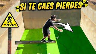 SI TE CAES PIERDES en AGUA TÓXICA... | Parkour Vlog️