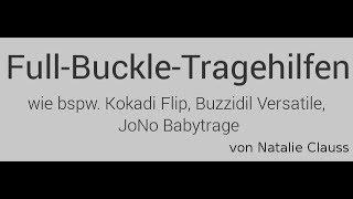 [Anleitung] Full-Buckle-Tragehilfen auf dem Rücken