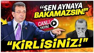 Ekrem İmamoğlu'ndan alkışlar alan konuşma! "Aynaya bile bakamazsınız! Kirlisiniz!"