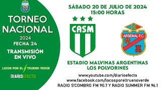 EN VIVO: SAN MIGUEL - Arsenal FECHA 24 - TORNEO NACIONAL