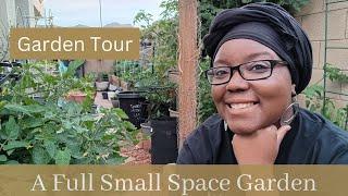 Garden Tour -  A Full Small Space Garden