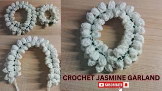 How to Crochet Mogra Flower Gajra #crochet #trending @NityaUphaar #youtubevideo