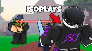 I Beat ISOPLAYS In RANKED.. (Roblox Bedwars)
