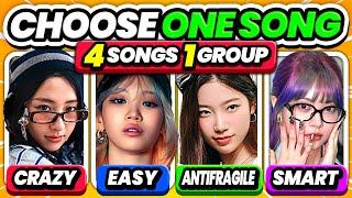 PICK YOUR FAVORITE KPOP SONG #3  SAVE ONE SONG: SAME GROUP [UPDATED] - KPOP QUIZ 2024