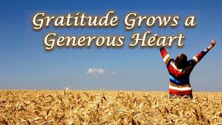 Gratitude Grows a Generous Heart with Rev. Dr. Suzi Schadle