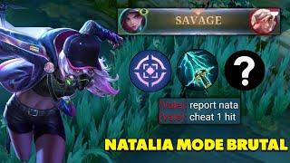 43 KILLS + SAVAGE NATALIA THE SUPER BEAST | BUILD TOP 1 GLOBAL NATALIA - MLBB