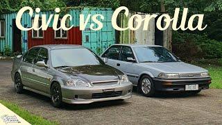HONDA CIVIC VS TOYOTA COROLLA AS YOUR FIRST CAR!!!