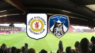 OLDHAM FANS AT CREWE & O’GRADY’S GOAL | BOUNCING ATMOSPHERE