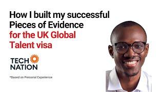 How to write pieces of evidences for the UK Tech Nation Global Talent Visa