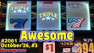 9 Lines Triple Double Butterfly Sevens Slot Jackpot, Triple Double Stars  Jackpot at Pala Casino