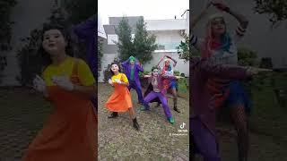 ARLEQUINA, CORINGA, JOKER E BONECA DO BATATINHA FRITA 123 NO PASSINHO @canaldogaelhertel #shorts