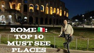 Rome : Top 10 Must See Places | Travel Vlog 2020 | PinayinLuxembourg 