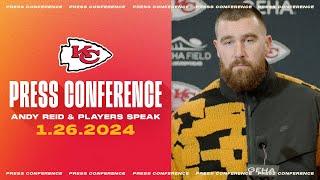 Andy Reid, Travis Kelce, L'Jarius Sneed and Others Speak to the Media | Press Conference 1/26