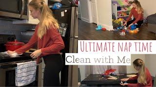 ULTIMATE NAP TIME CLEAN WITH ME // CLEANING MOTIVATION// Home with Hannah