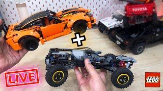 LEGO Technic СТРИМ.  Строим альтернативку из Корвета! Мастер-класс!