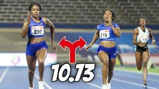 The Closest Race You'll Ever See|Elaine Thompson Herah & Shelly-Ann Fraser-Pryce Both Ran 10.73