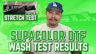 Supacolor - SupaDTF Wash Test Results