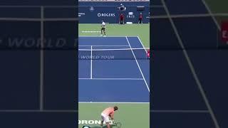 Kyrgios Trademark Trickshot In Tennis