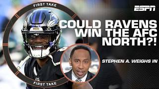 Stephen A. & Dan Orlovsky predict the Ravens will win the AFC North  | First Take