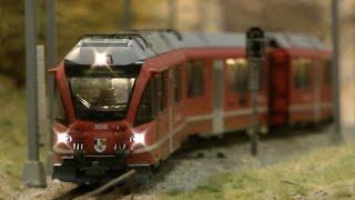 BEMO Modelleisenbahn Schauanlage auf der Modellbahn Ausstellung Köln 2016