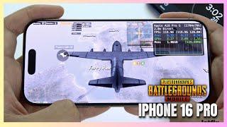 iPhone 16 Pro PUBG Mobile Gaming test | Apple A18 Pro, 120Hz Display