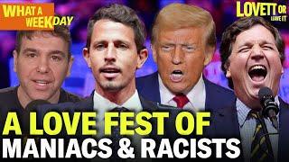 Trump's Rally Overflows With Racism & Hate by Tony Hinchcliffe, Tucker Carlson & More MAGA Freaks