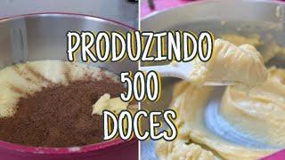 VLOG: PRODUZINDO 500 DOCES DE ENCOMENDA  | Letícia Borgheti