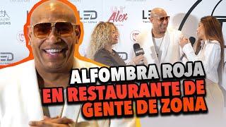 ALEXANDER DELGADO Gente de Zona | Alfombra Roja de su Restaurante en Miami