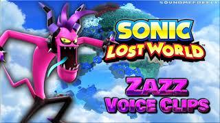 All Zazz Voice Clips • Sonic Lost World • All Voice Lines